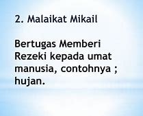 Malaikat Mikail Bertugas Membagi Rezeki Apa Yang Dimaksud Rezeki Sebutkan Contohnya